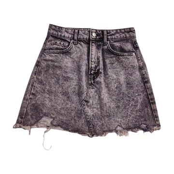 Bershka szürke farmer miniszoknya (méret: 36)