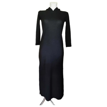 Vifona Collection fekete hosszú női ruha (méret: S)