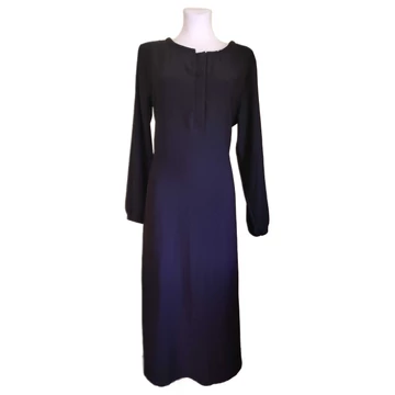 Fekete hosszú női ruha (méret: XL)