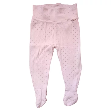 H&M bézs pöttyös talpas nadrág (méret: 68)