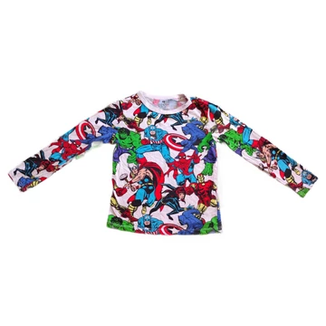 H&M szuperhős mintájú kisfiú hosszú ujjú felső