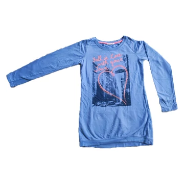 NKD kék hosszított fazonú lány pulóver