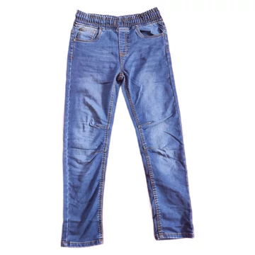 Yigga kék gumis derekú fiú farmernadrág (méret: 158)