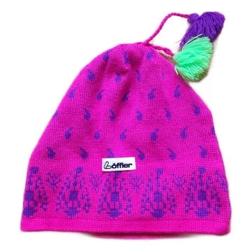 Löffler rózsaszín pompom sapka (méret: 80/86)