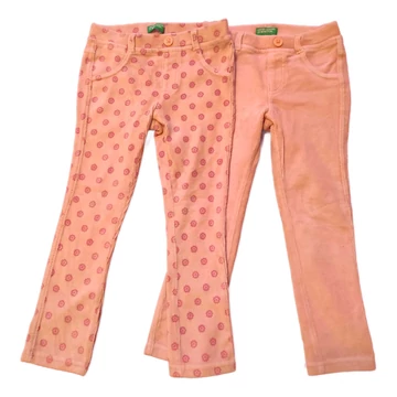 United Colors of Benetton rózsaszín vastag kislány leggings párban