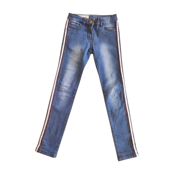 Pepperts! sötétkék oldalt csíkos lány farmernadrág