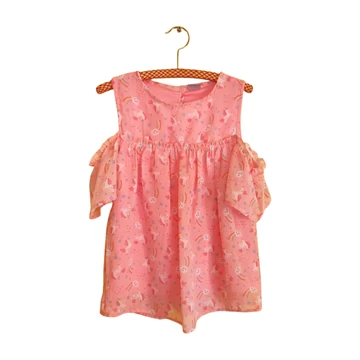 Kiki & Koko rózsaszín unikornisos kislány nyári ruha (méret: 122)