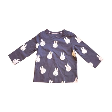 C&amp;amp;A sötétkék nyuszis hosszú ujjú felső