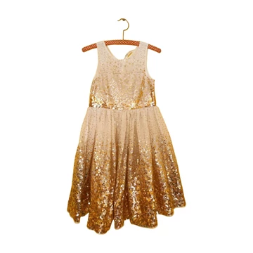 H&M fehér flitteres kislány ruha (méret: 116)