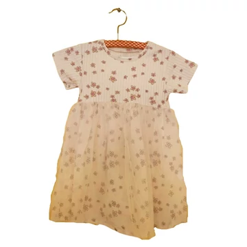 Zara bézs színű kislány nyári ruha (méret: 98)