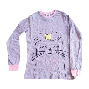 Alive szürke cicás lány hosszú ujjú felső