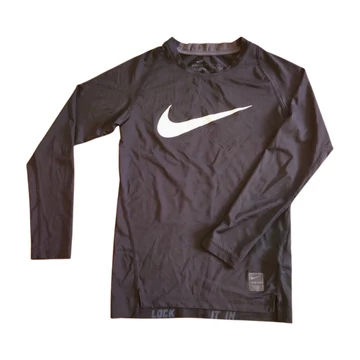 Nike fekete fiú hosszú ujjú sport felső 
