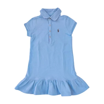 Ralph Lauren világoskék kislány nyári ruha (méret: 110)