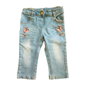 Topolino kék lepkés baba farmernadrág 