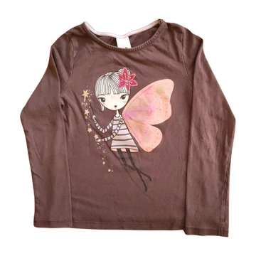 C&amp;amp;A barna tündéres kislány hosszú ujjú felső
