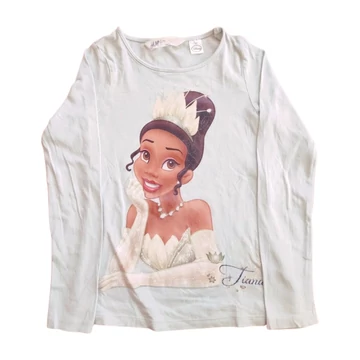 H&amp;amp;M világos zöld Tiana mintás kislány hosszú ujjú felső