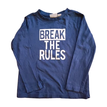 Alive sötétkék feliratos kisfiú hosszú ujjú felső