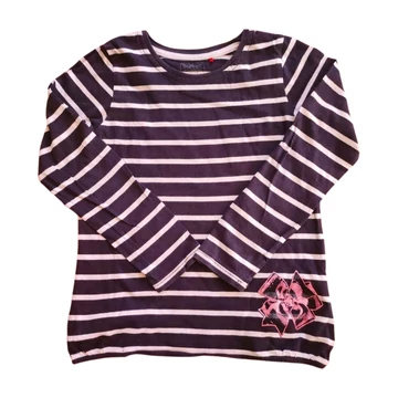 Esprit sötétkék csíkos kislány hosszú ujjú felső