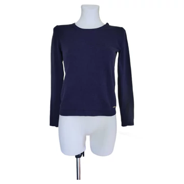 Esprit sötétkék kötött női pulóver