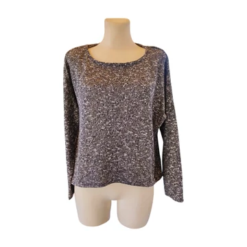 C&A szürke márvány mintás női pulóver (méret: M)