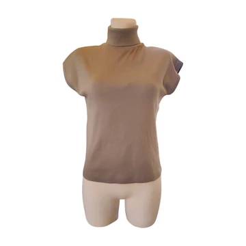 Zara világosbarna női ujjatlan garbó