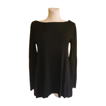 Fekete vékony női pulóver (méret: M)