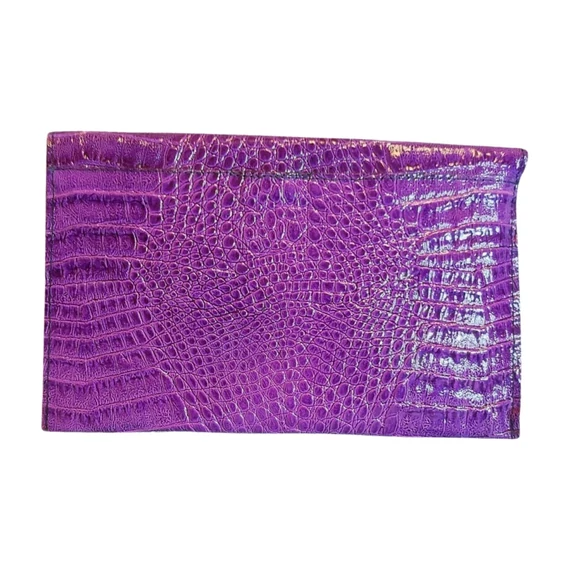 Lila bőrhatású borítéktáska