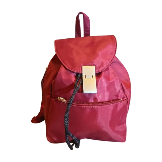 Bordó kisméretű női hátizsák