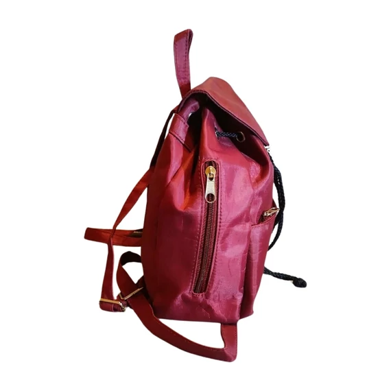 Bordó kisméretű női hátizsák