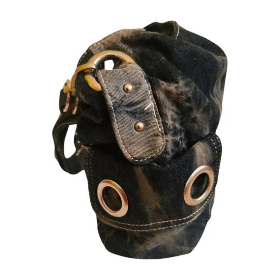 Sötét szürke farmertáska