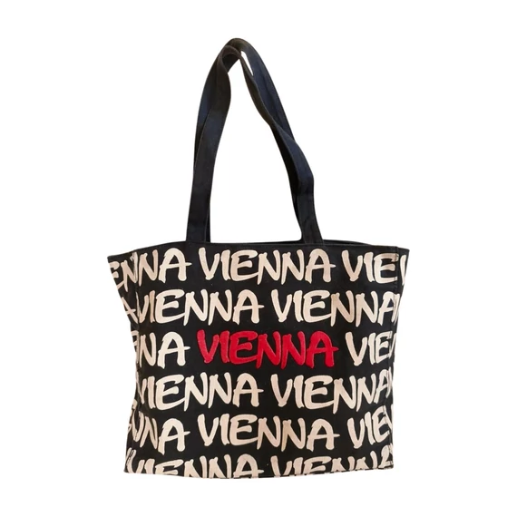 Vienna fekete vászontáska