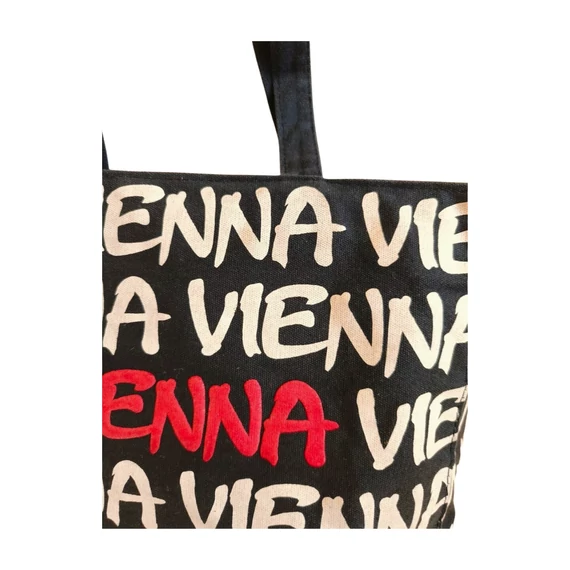 Vienna fekete vászontáska