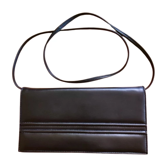 Fekete elegáns női kisméretű válltáska 