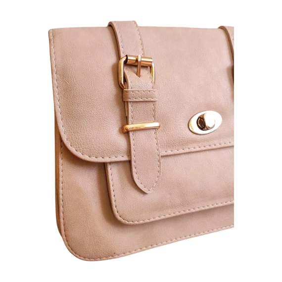 Bézs színű női válltáska