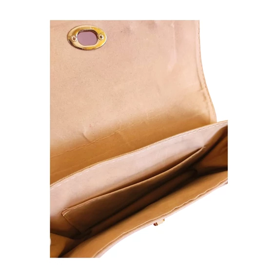 Bézs színű női válltáska