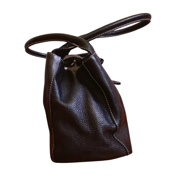 Borse in Pelle fekete bőr női táska