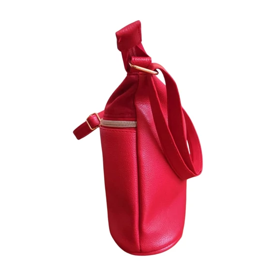 Carla Faustini piros női válltáska