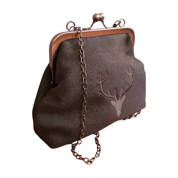 Werner Trachten sötét szürke szövet táska