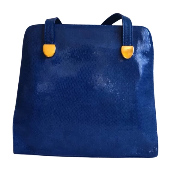 Palazzo kék fényes női táska