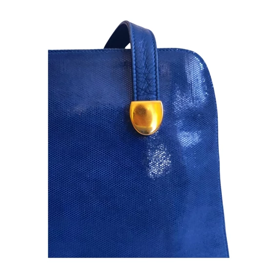 Palazzo kék fényes női táska