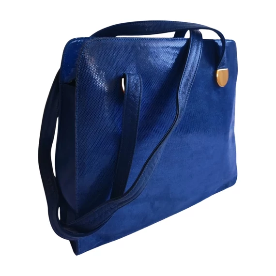 Palazzo kék fényes női táska