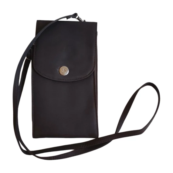 Sötét szürke vállon hordható irattartó