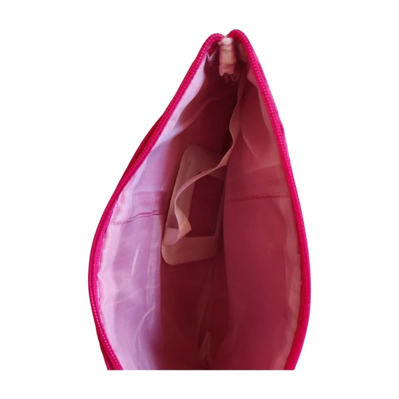 Rózsaszín neszesszer tükörrel