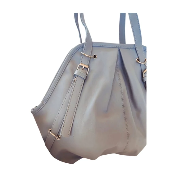 Világoskék női válltáska