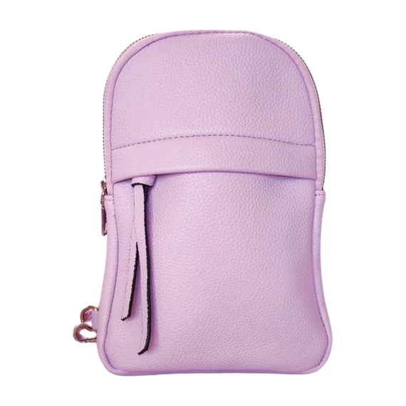 Lila kisméretű crossbody táska