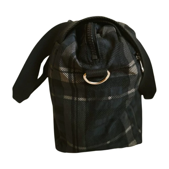 Kipling szürke kockás válltáska