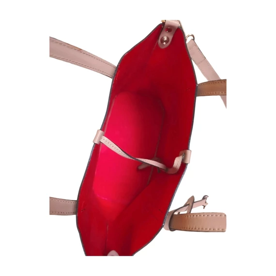 Világosbarna merev falú válltáska