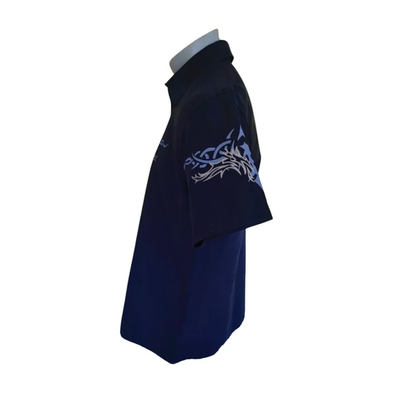 C&A Clockhouse sötétkék rövid ujjú férfi ing (méret: S)