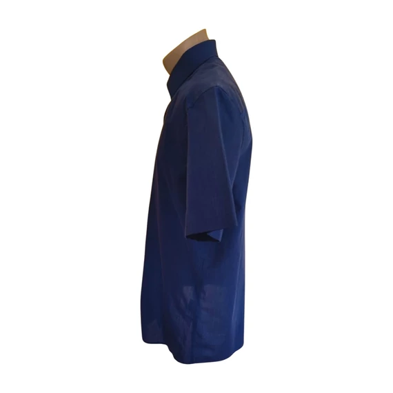 Vögele sötétkék rövid ujjú férfi ing (méret: M)