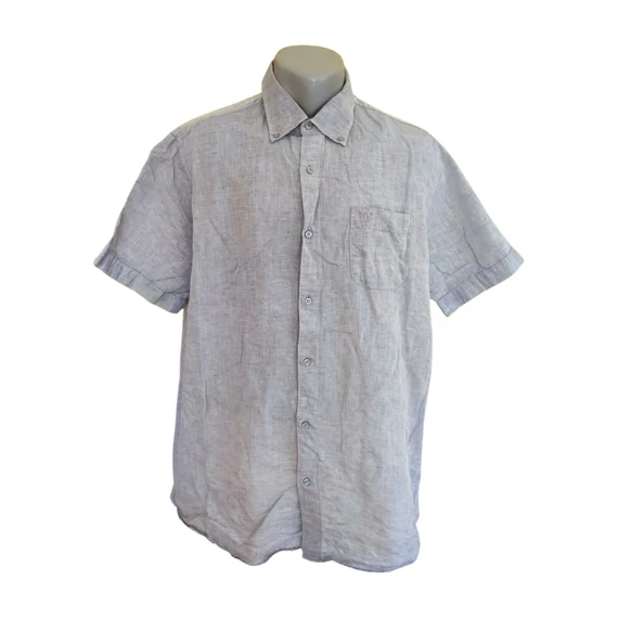 Franco Bettoni szürke rövid ujjú férfi ing